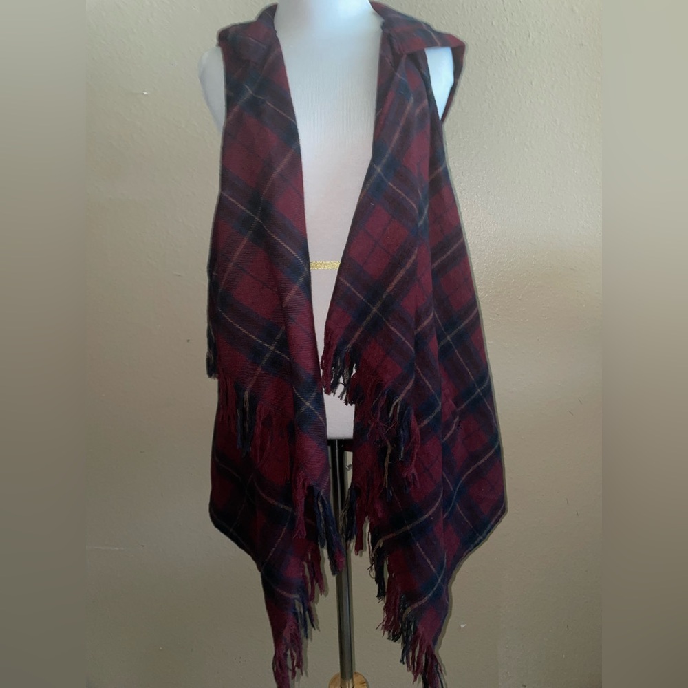 Women hooded poncho